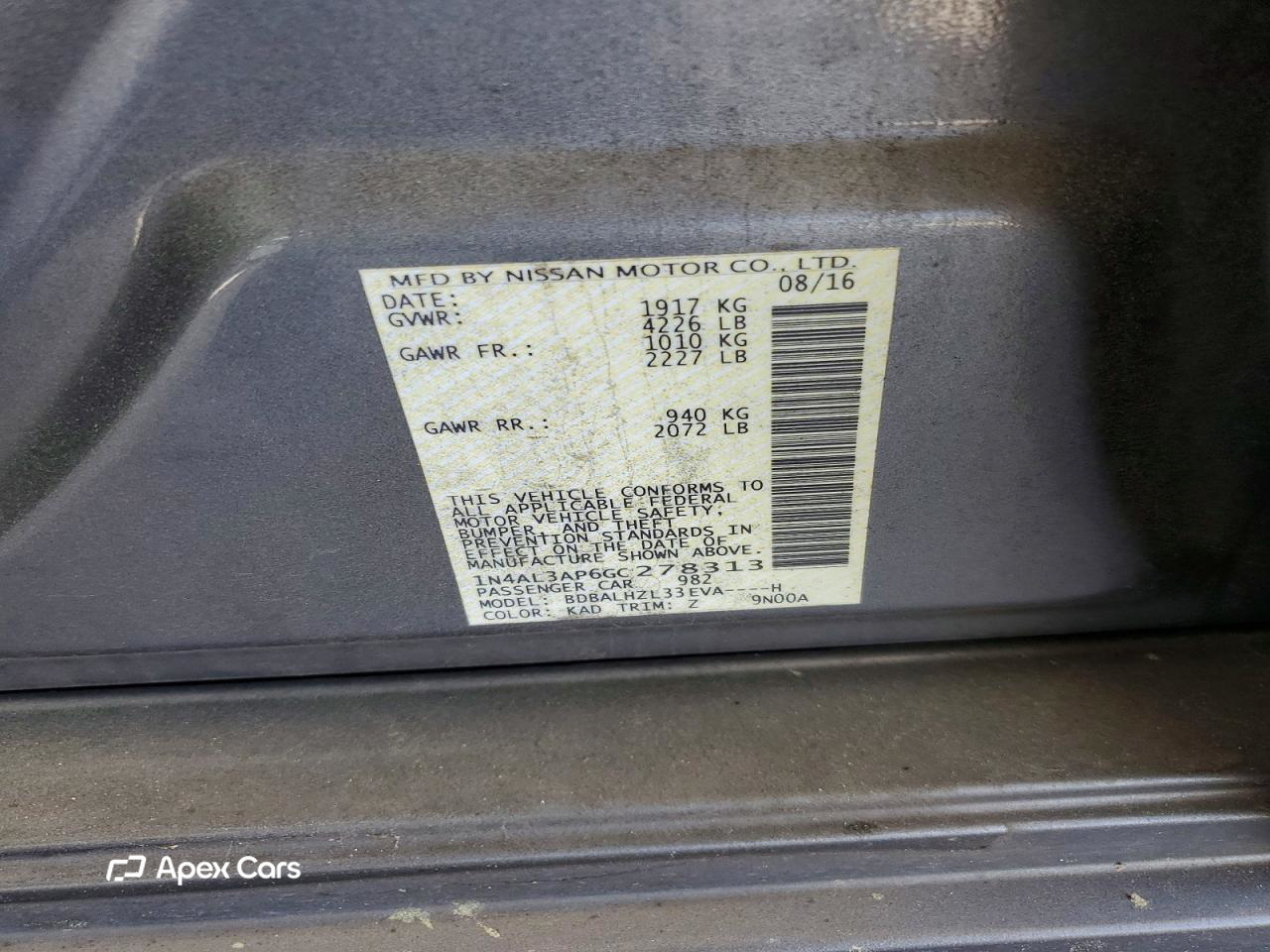 Nissan Altima 2016
