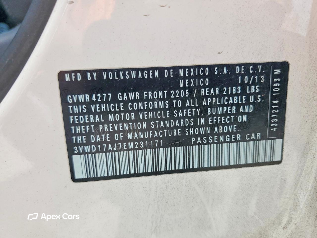 Volkswagen Jetta 2014