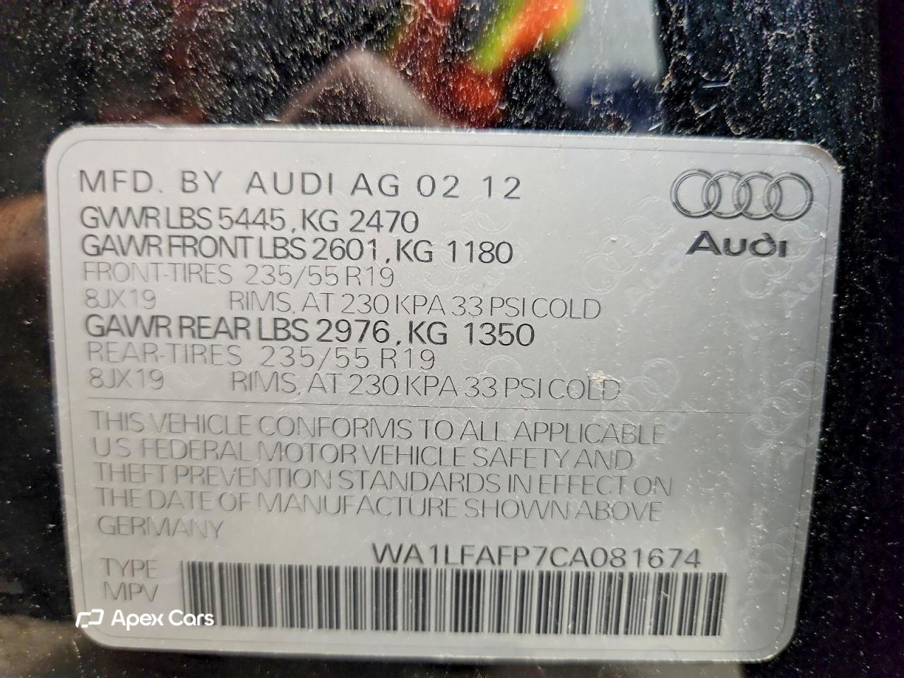 Audi Q5 2012