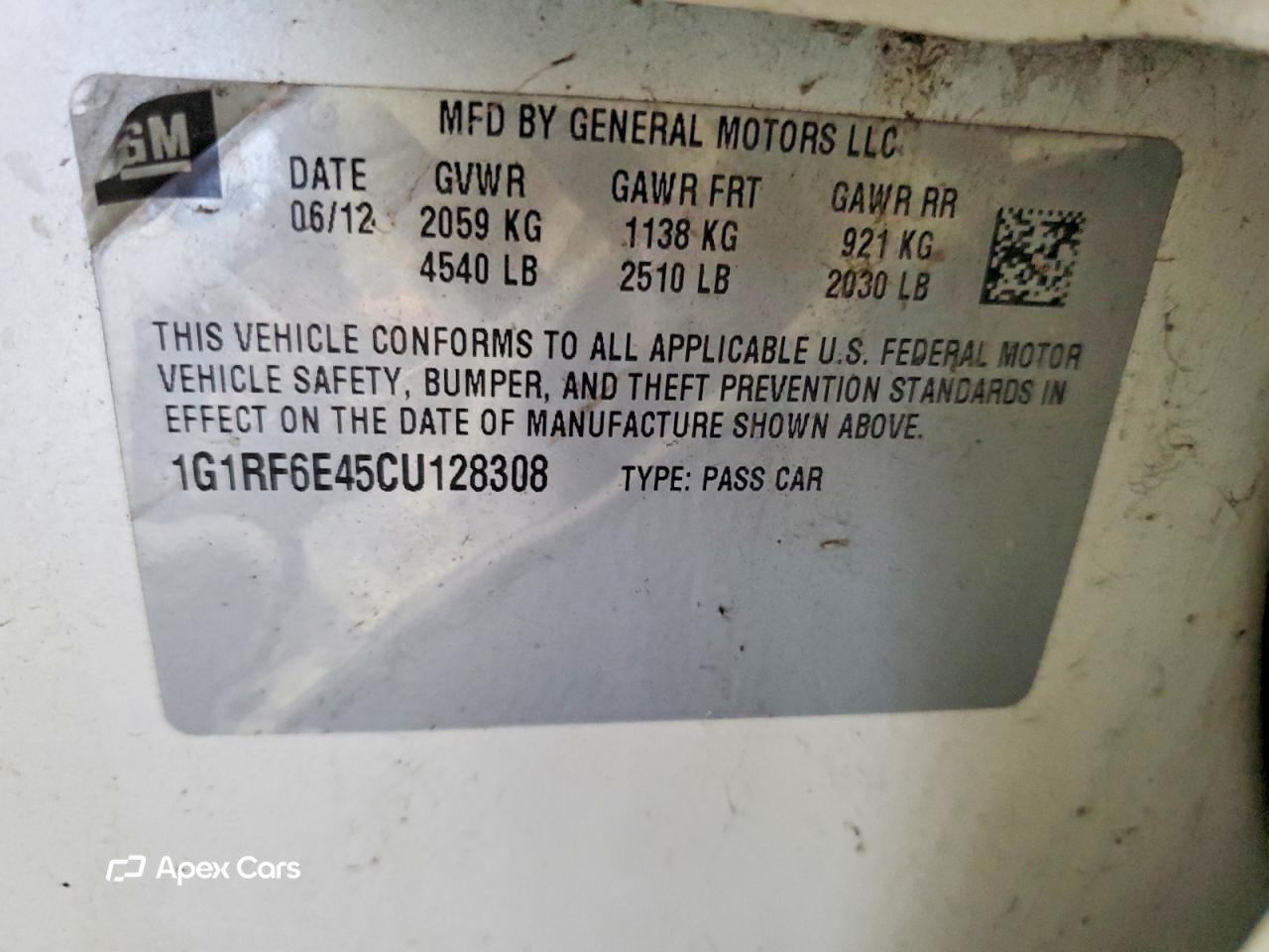 Chevrolet Volt 2012
