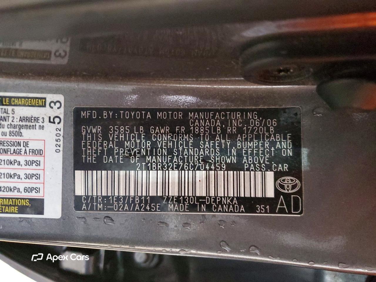 Toyota Corolla 2006