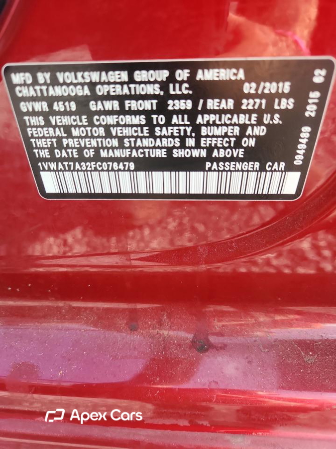 Volkswagen Passat 2015