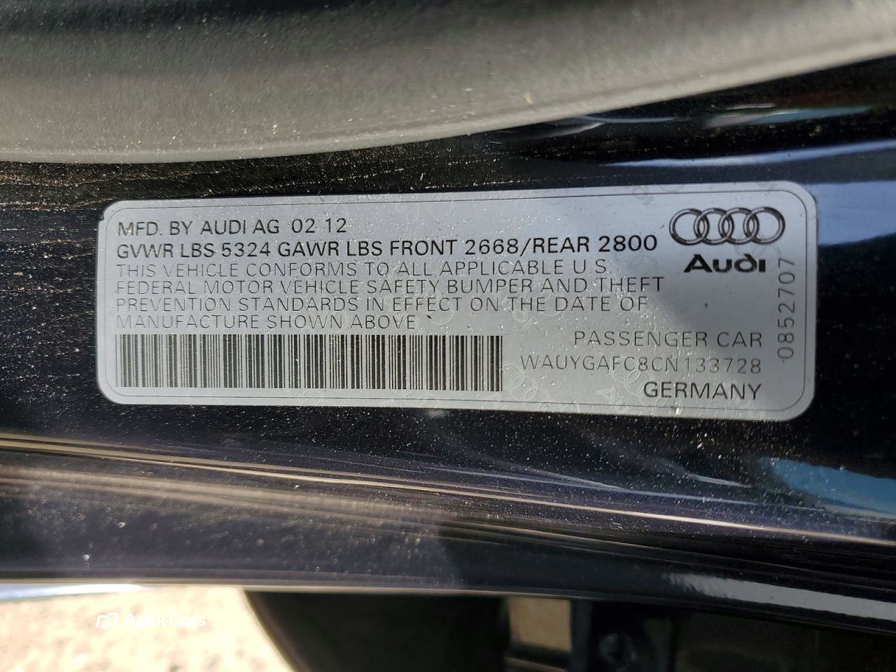 Audi A7 2012