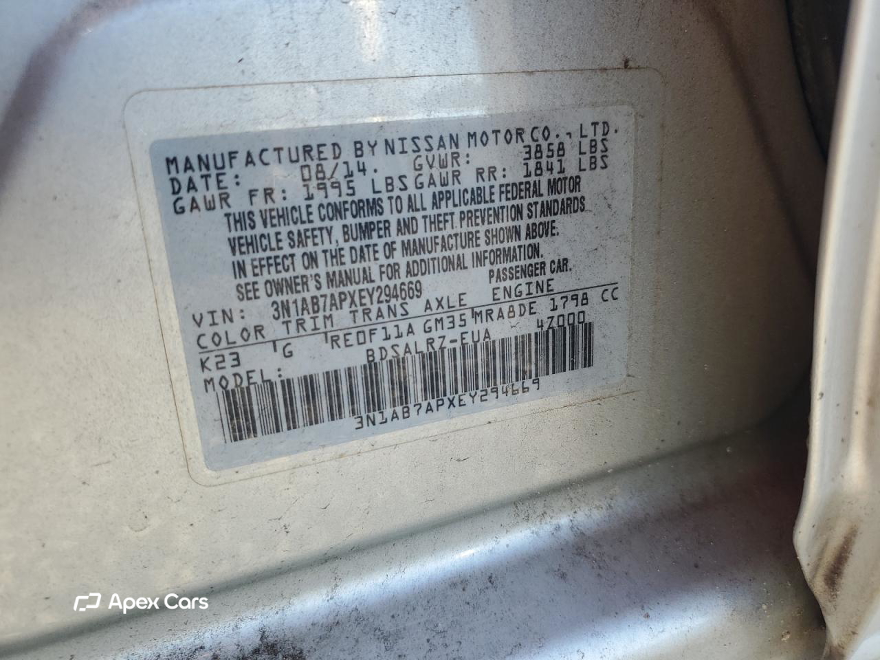 Nissan Sentra 2014