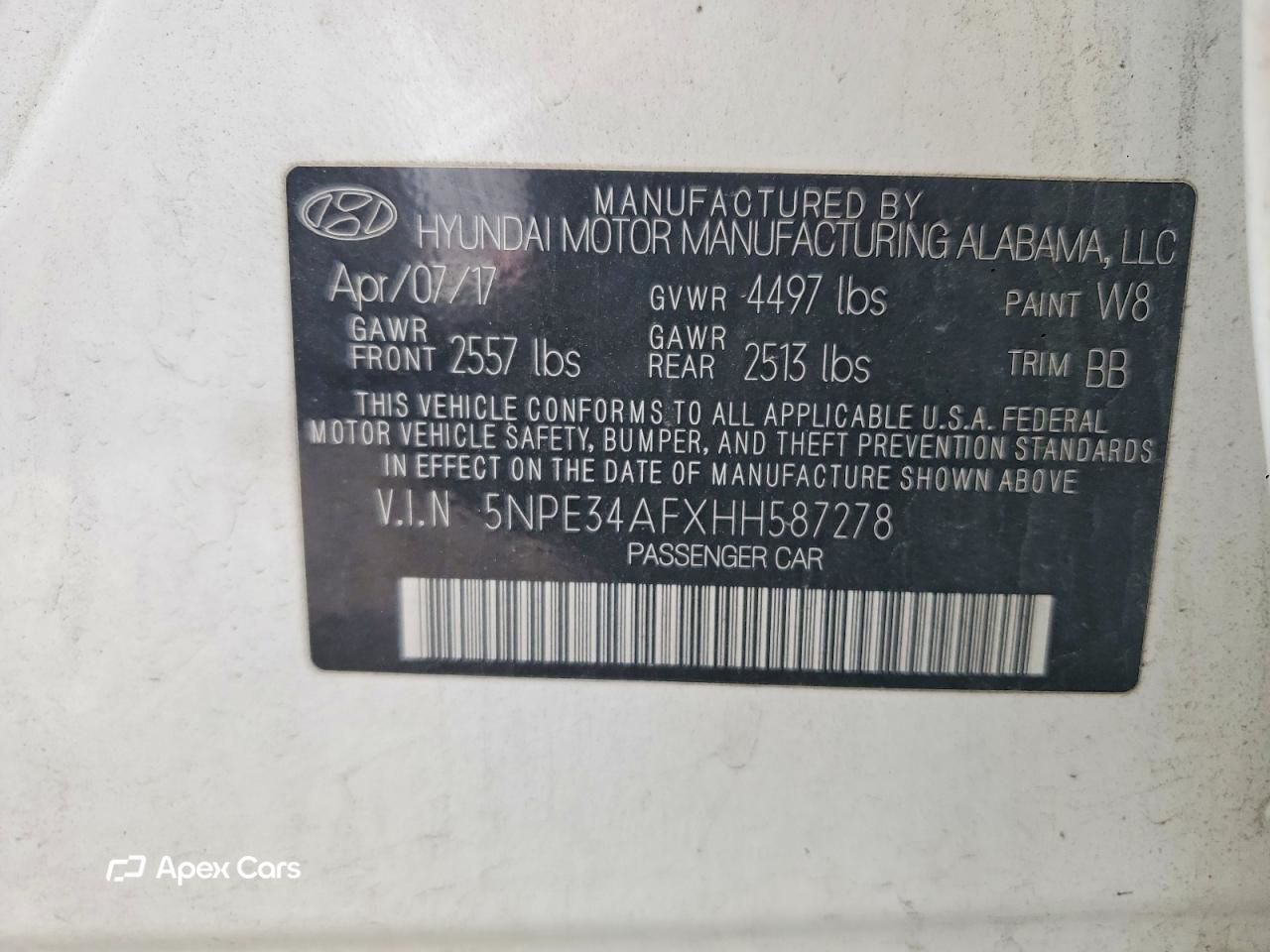 Hyundai Sonata 2017