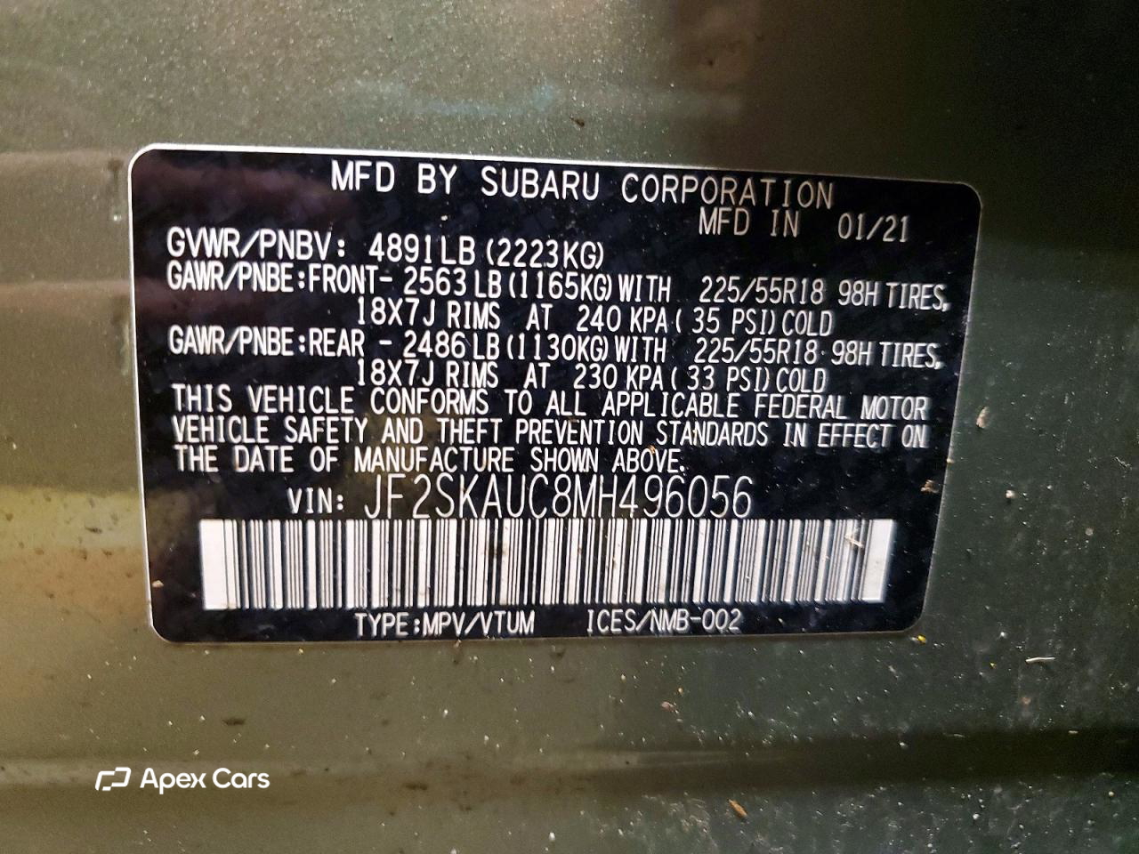 Subaru Forester 2021