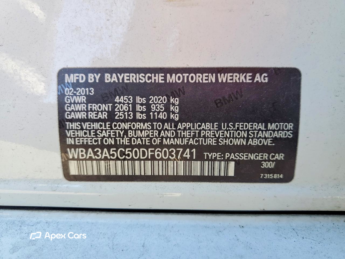 BMW Series 3 2013