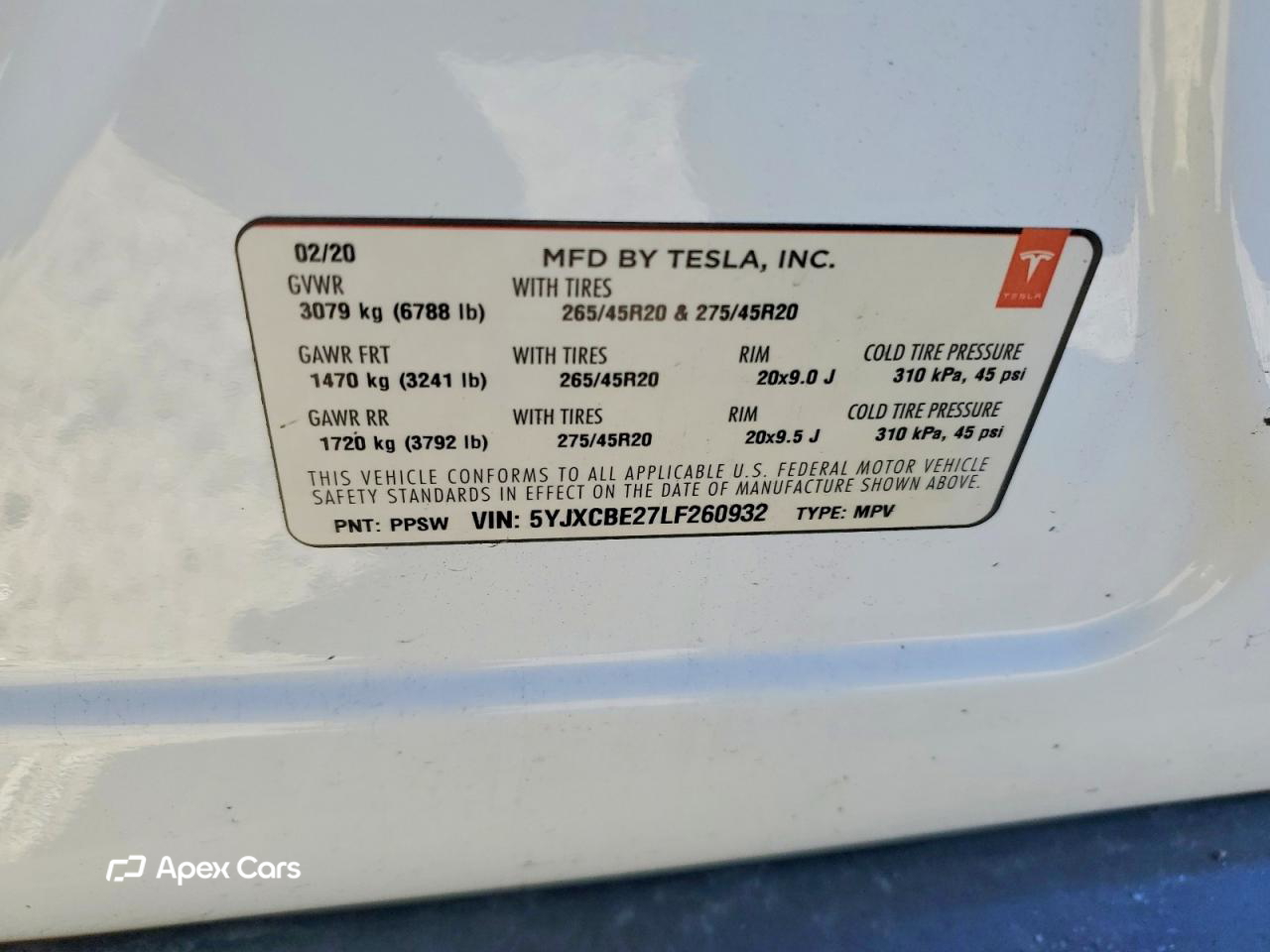 Tesla Model X 2020
