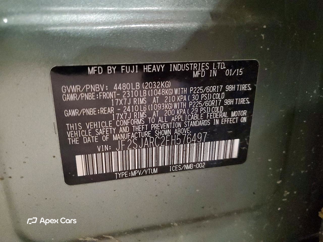 Subaru Forester 2015