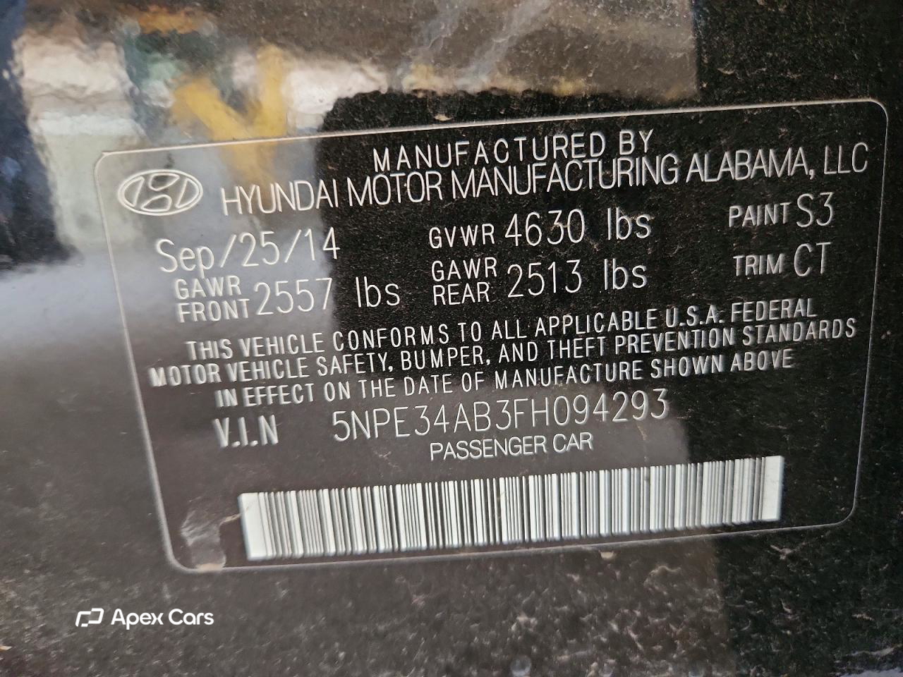 Hyundai Sonata 2015