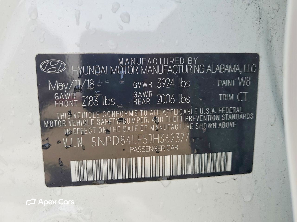 Hyundai Elantra 2018