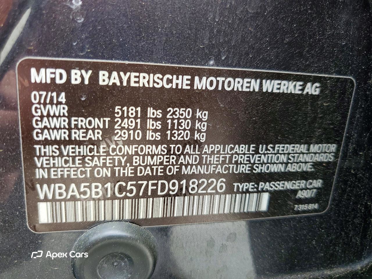 BMW Series 5 2015