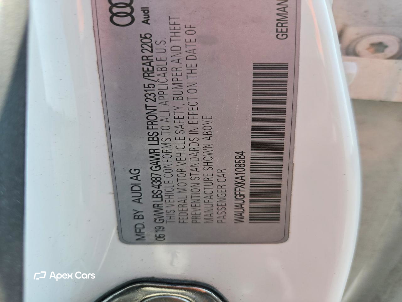 Audi A3 2019