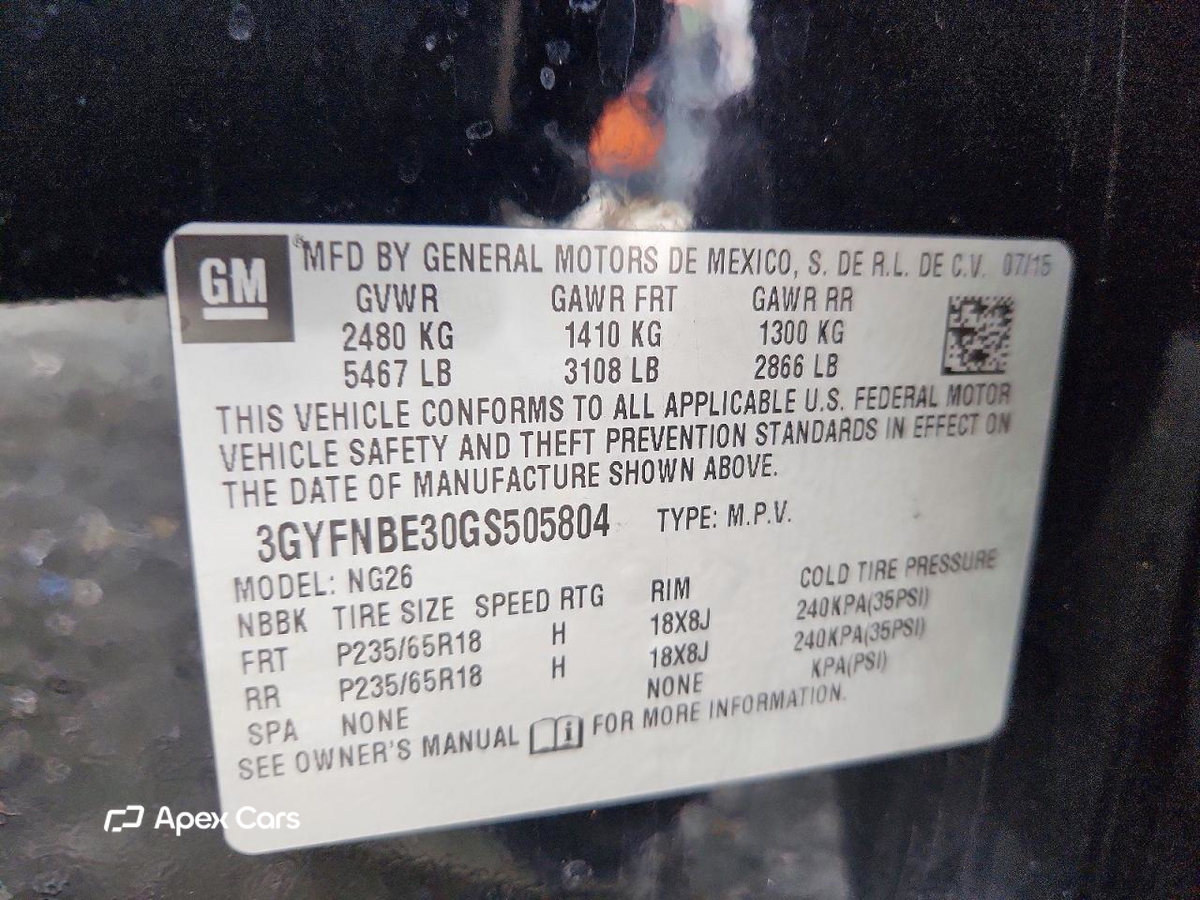 Cadillac SRX 2016