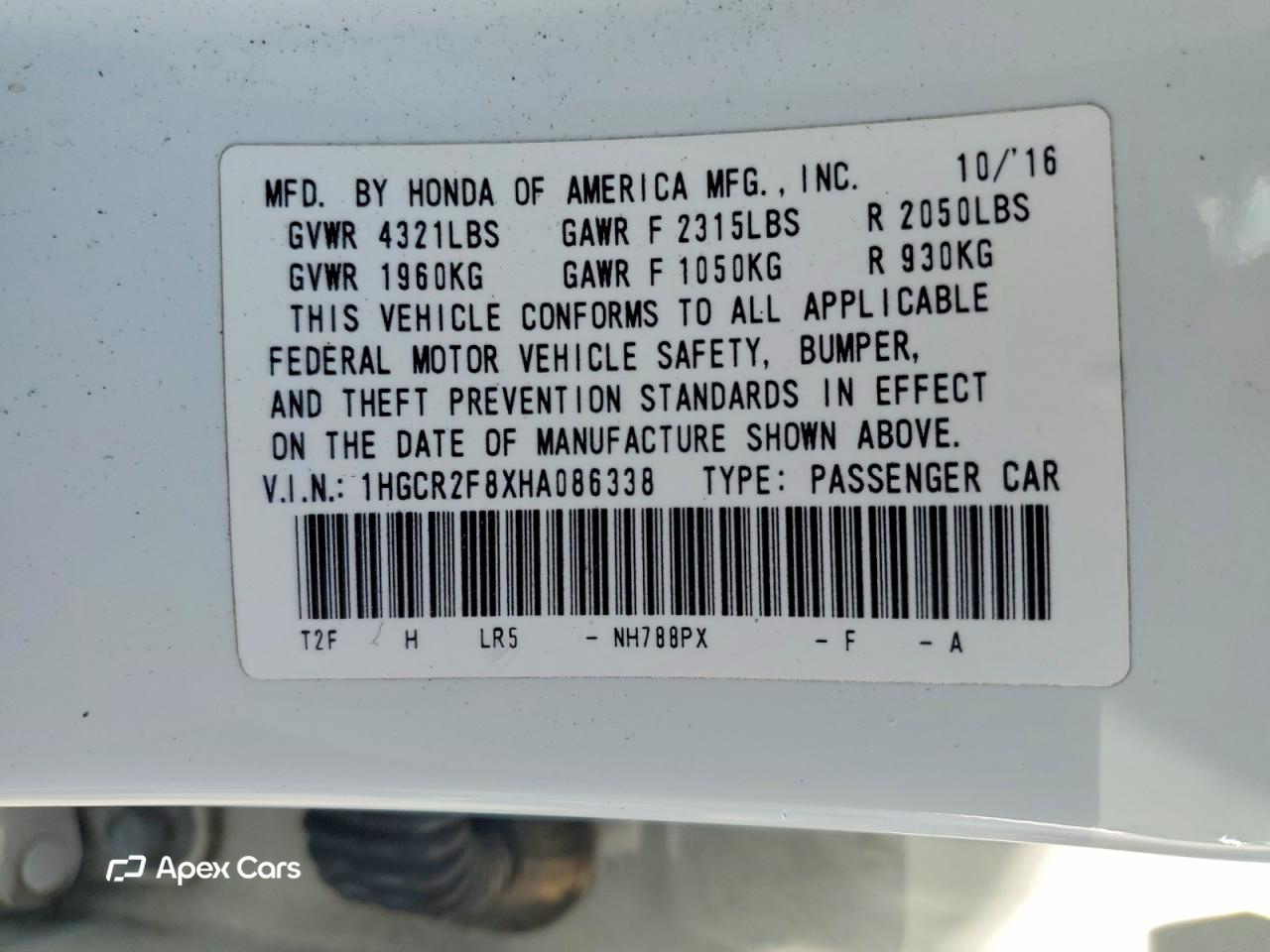Honda Accord 2017