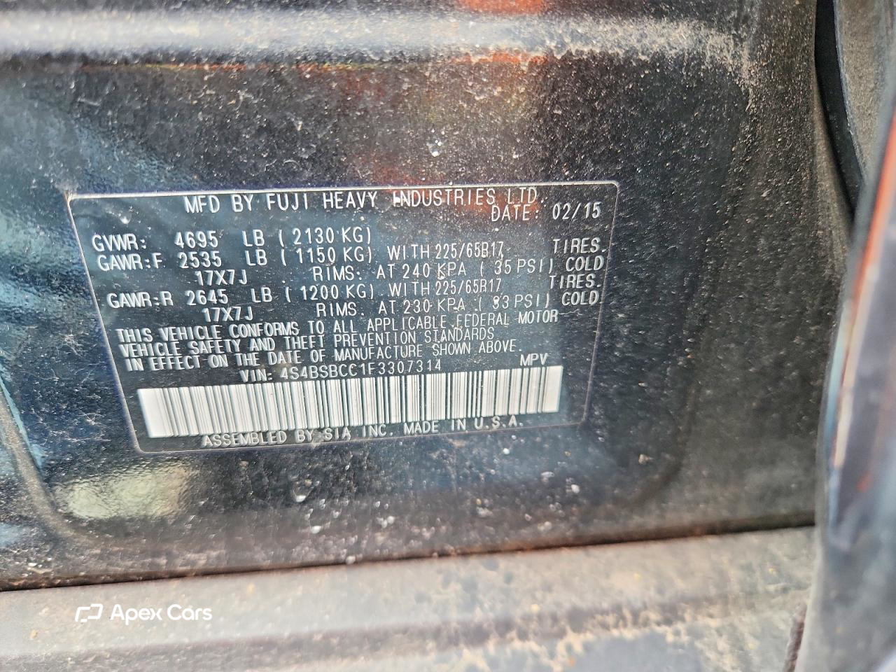 Subaru Outback 2015