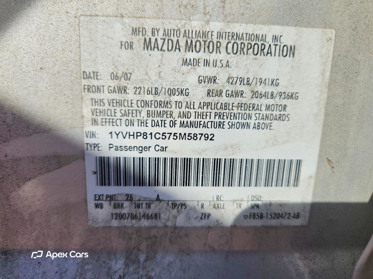Mazda 6 2007