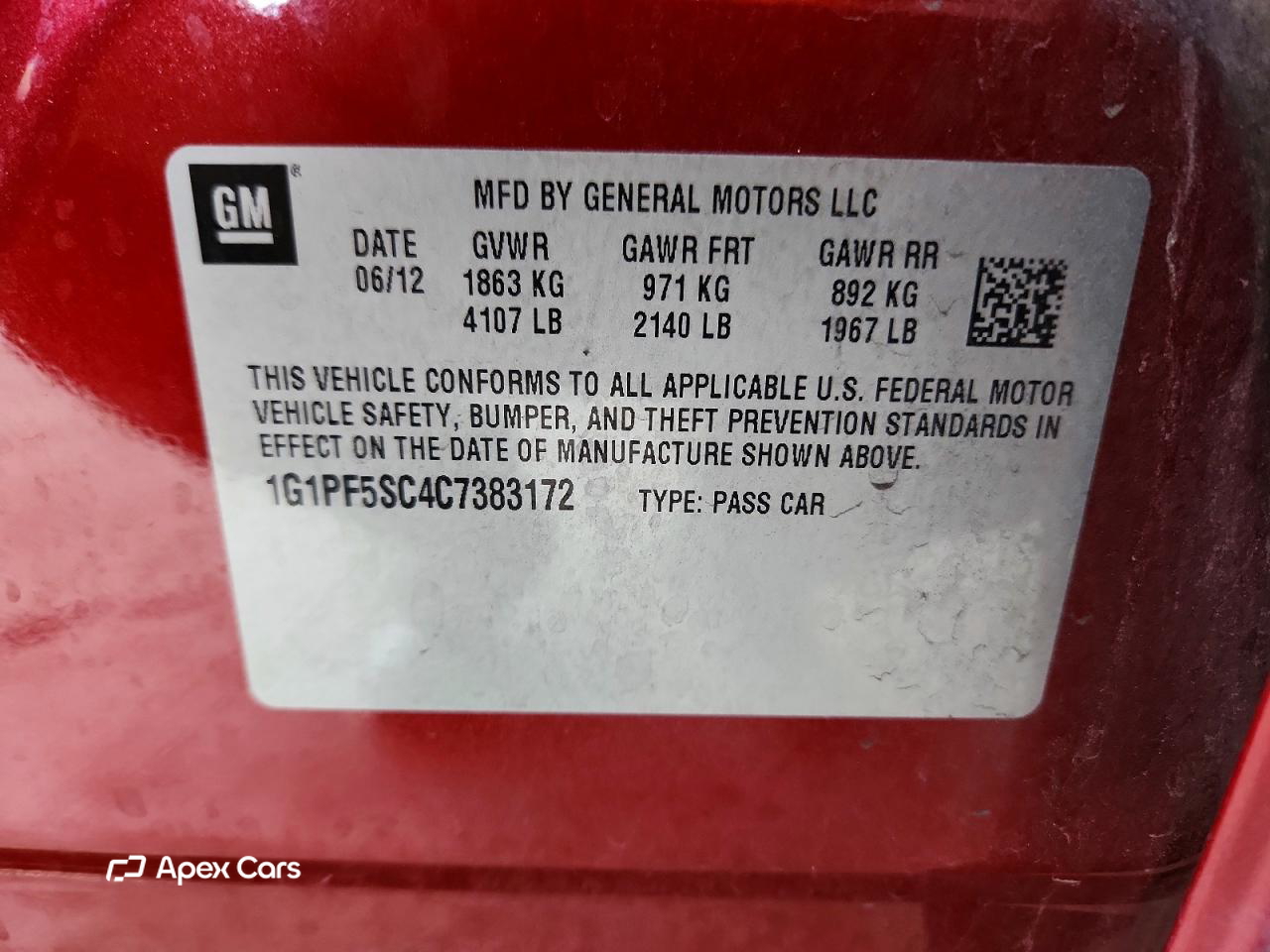 Chevrolet Cruze 2012
