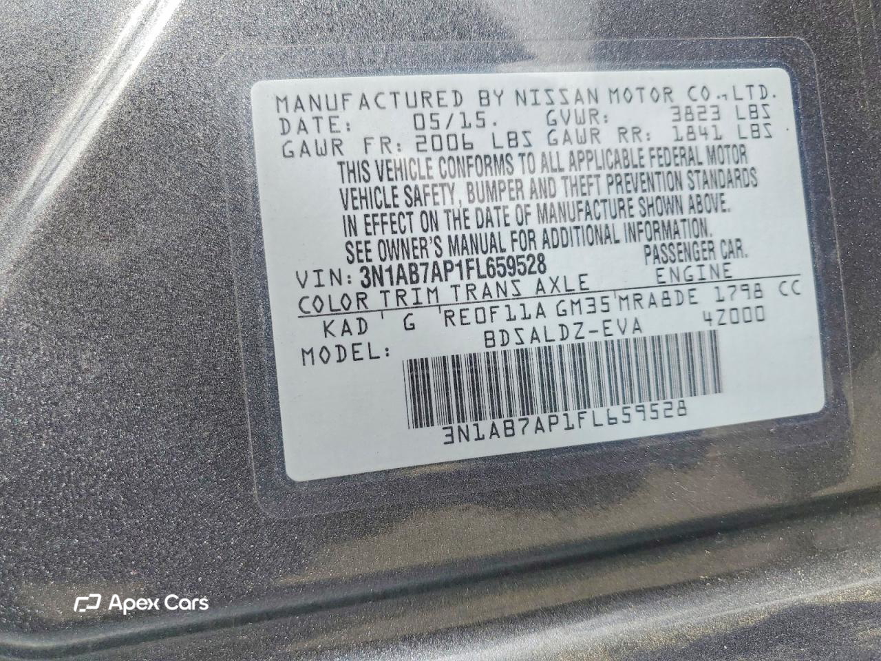 Nissan Sentra 2015