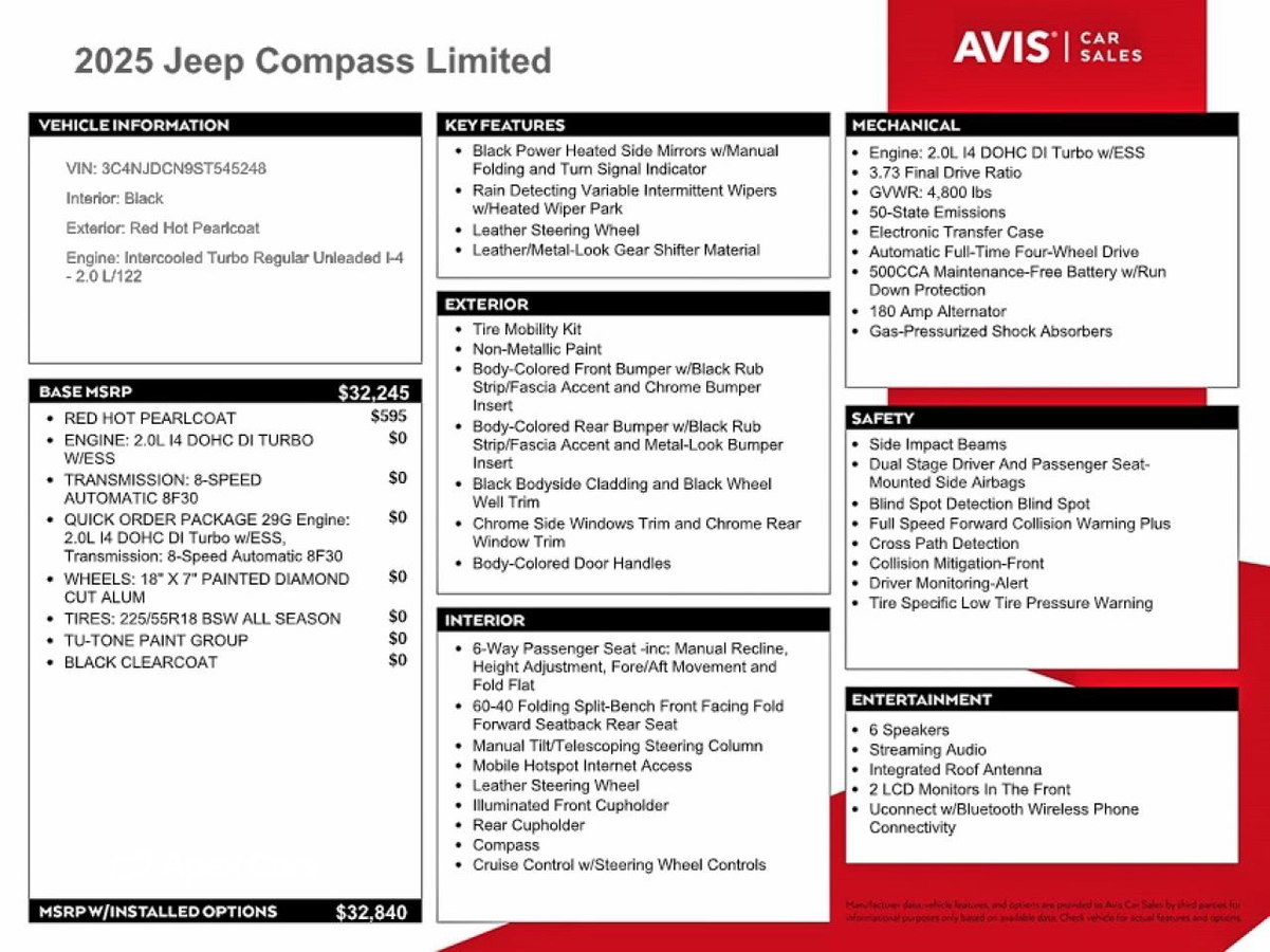 Jeep Compass 2025