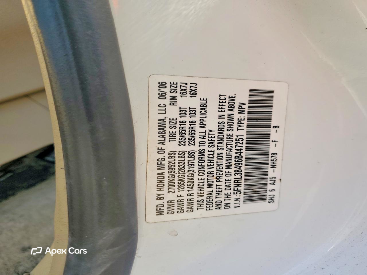 Honda Odyssey 2006