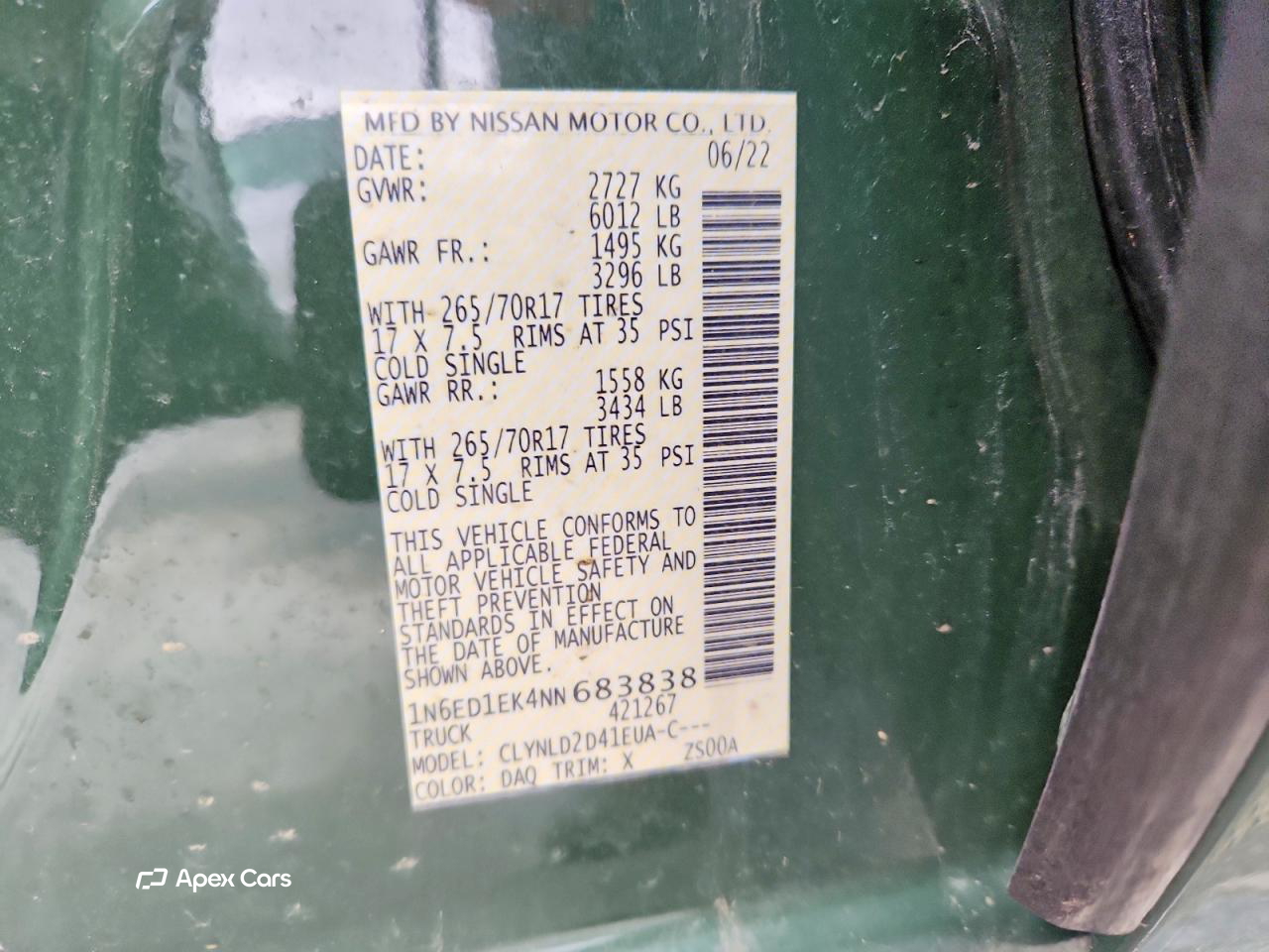 Nissan Navara (Frontier) 2022