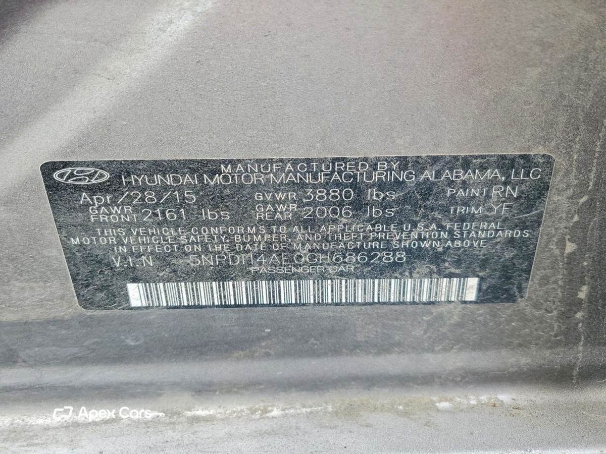Hyundai Elantra 2016