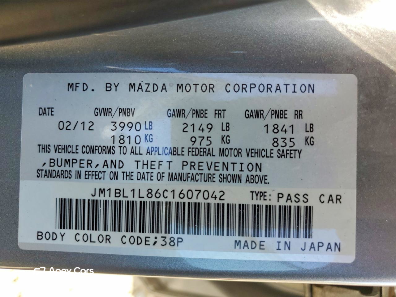 Mazda 3 2012
