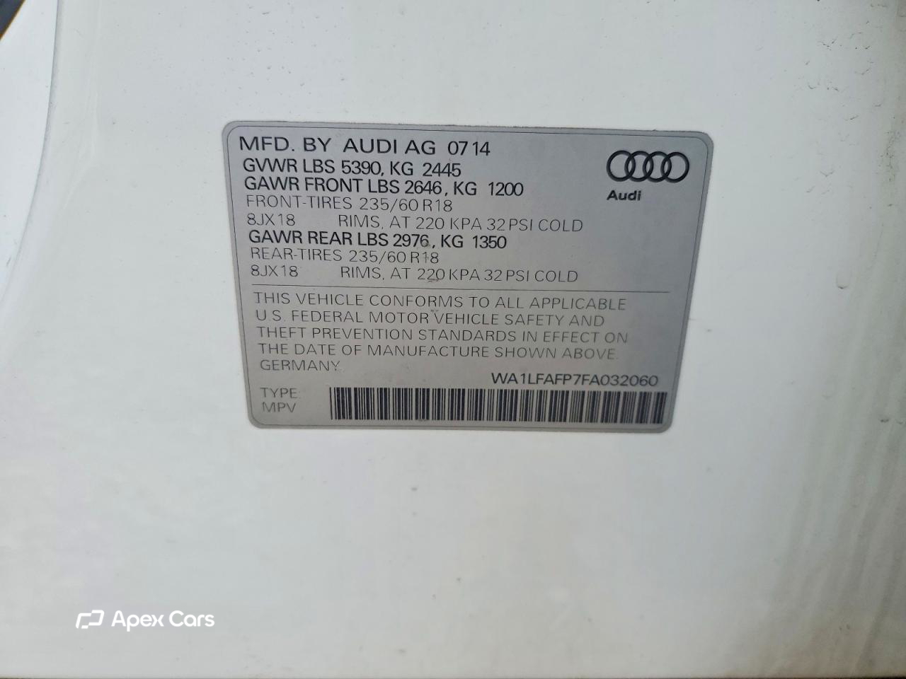 Audi Q5 2015