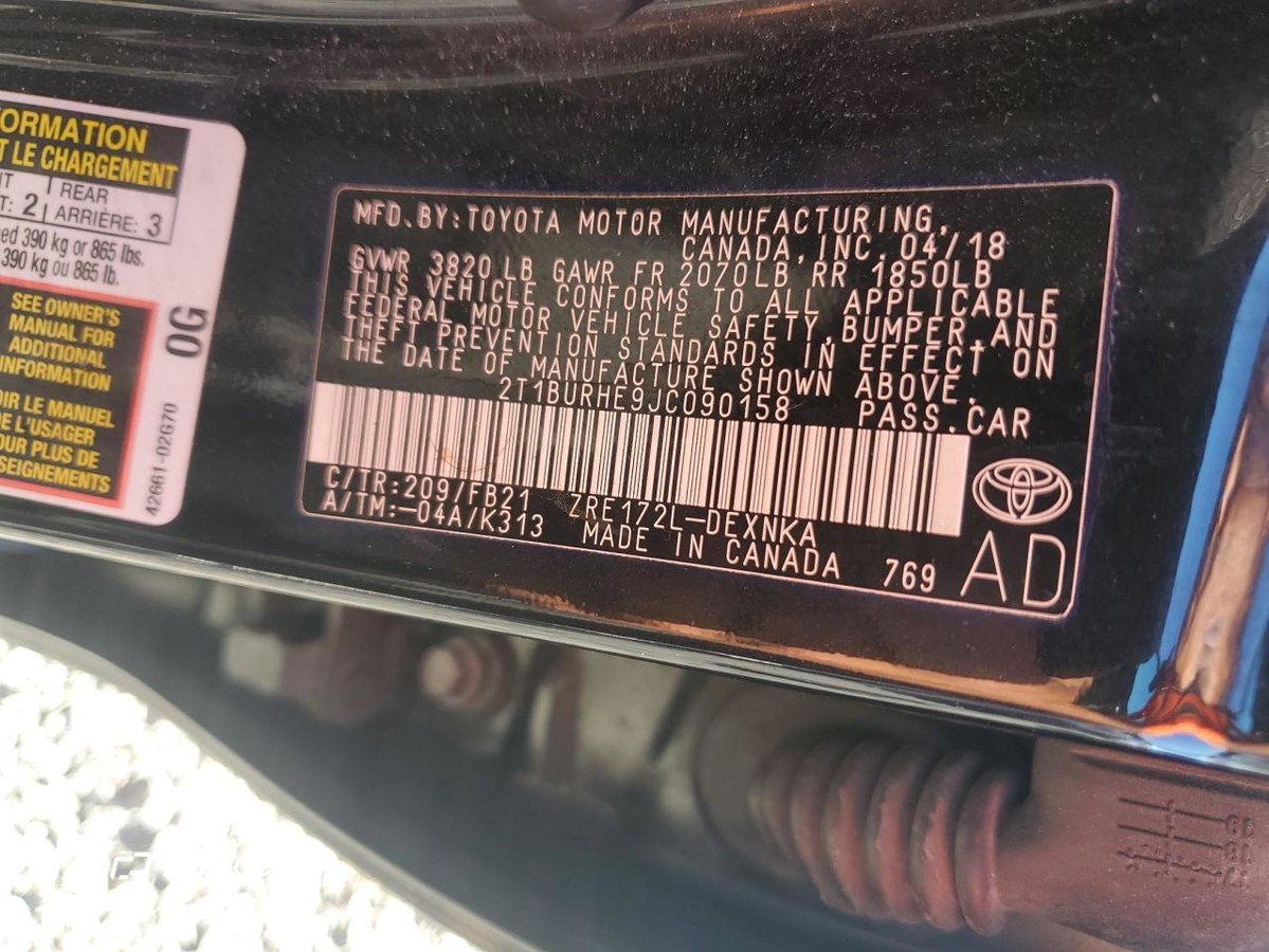 Toyota Corolla 2018