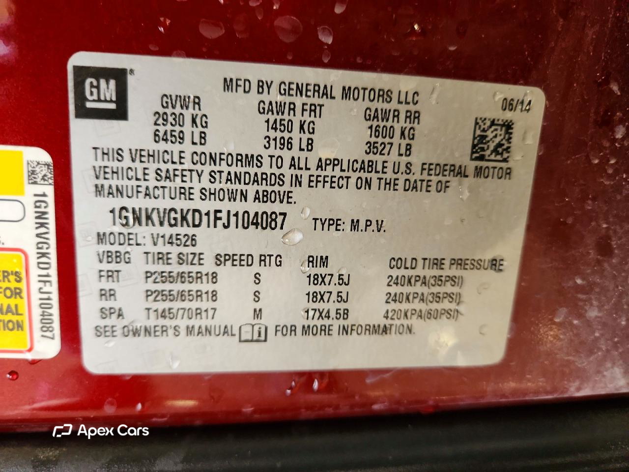 Chevrolet Traverse 2015