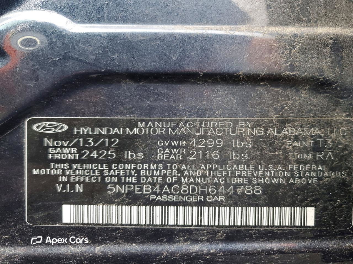 Hyundai Sonata 2013