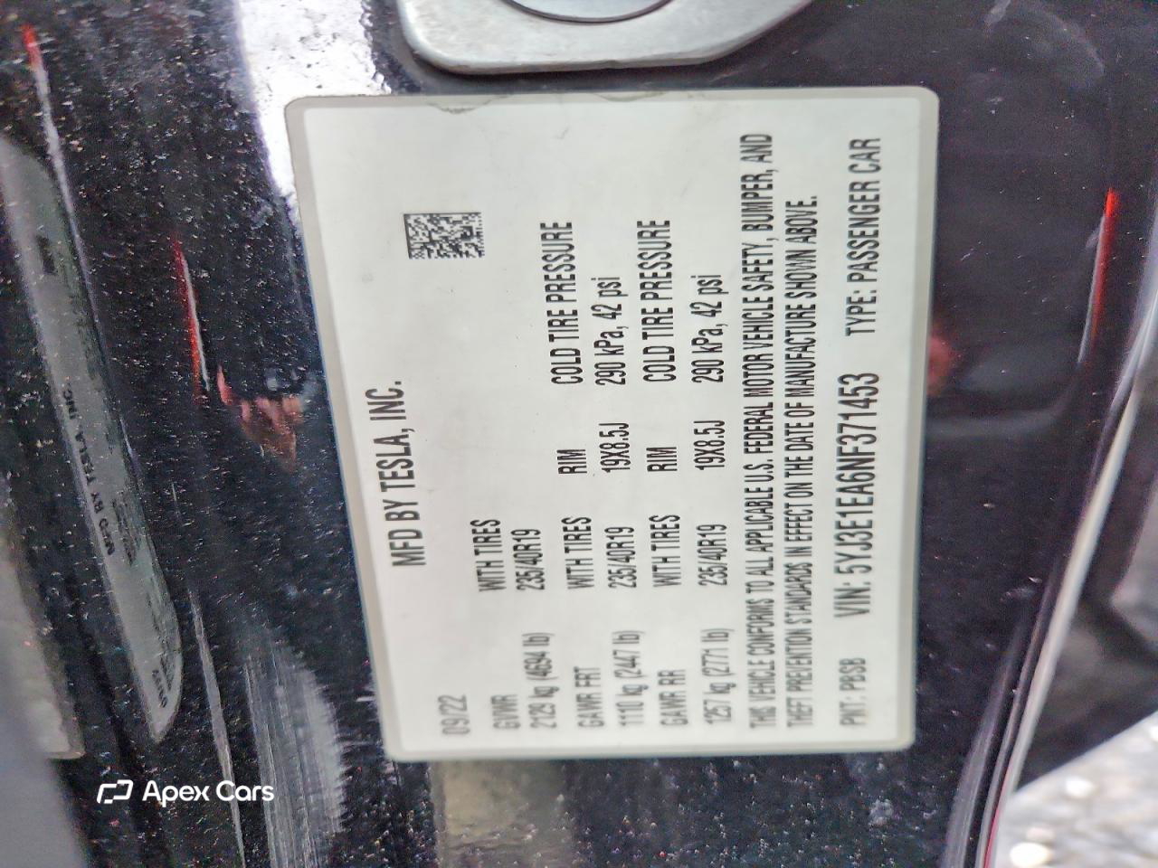 Tesla Model 3 2022