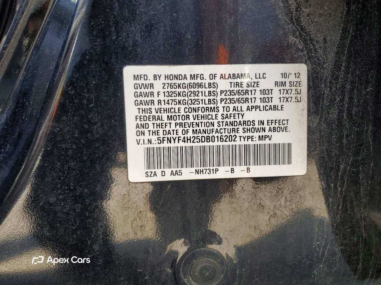 Honda Pilot 2013