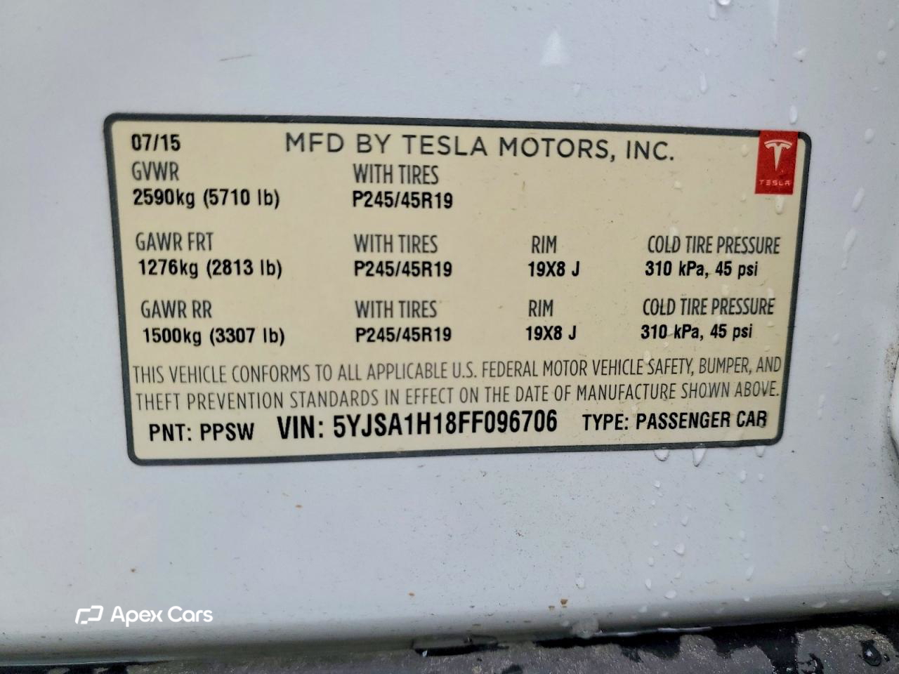 Tesla Model S 2015