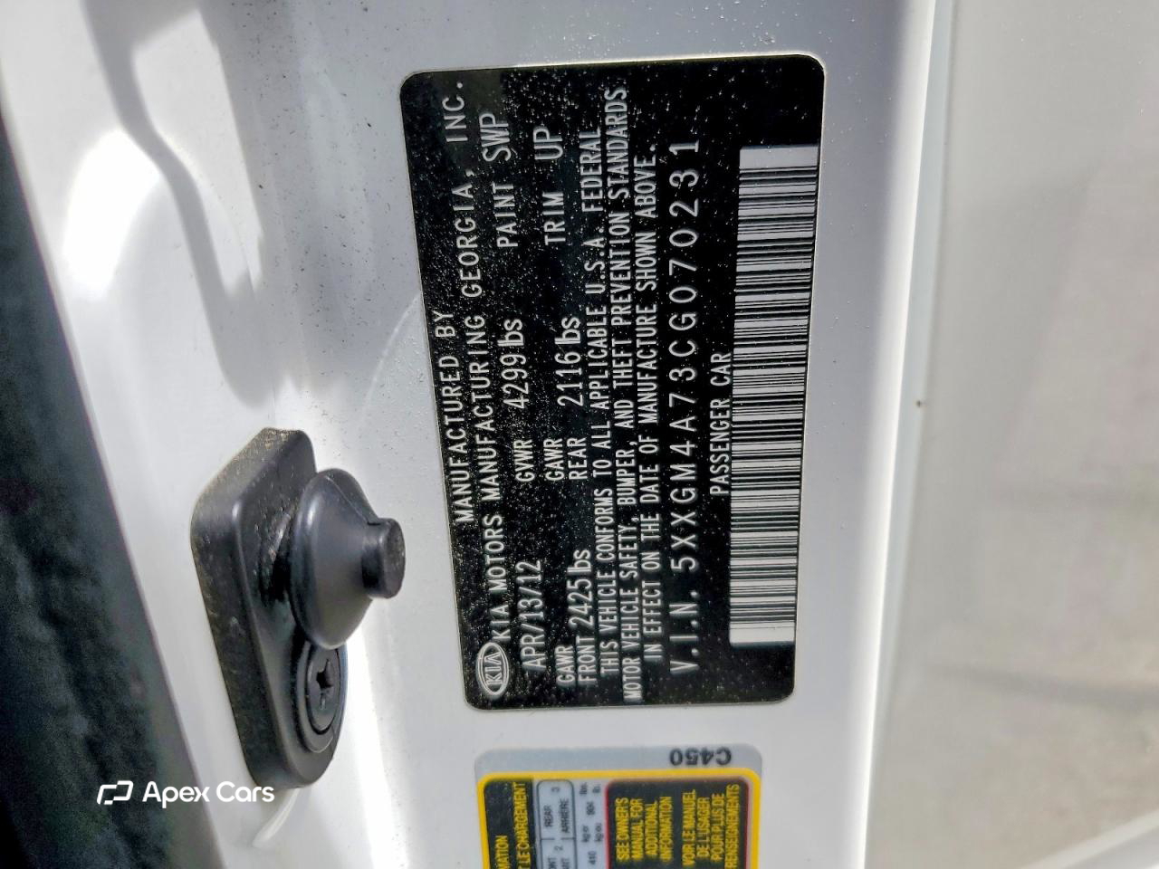 Kia Optima 2012