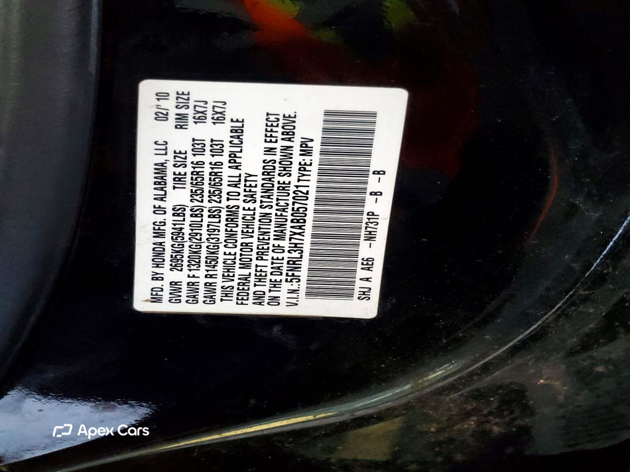 Honda Odyssey 2010