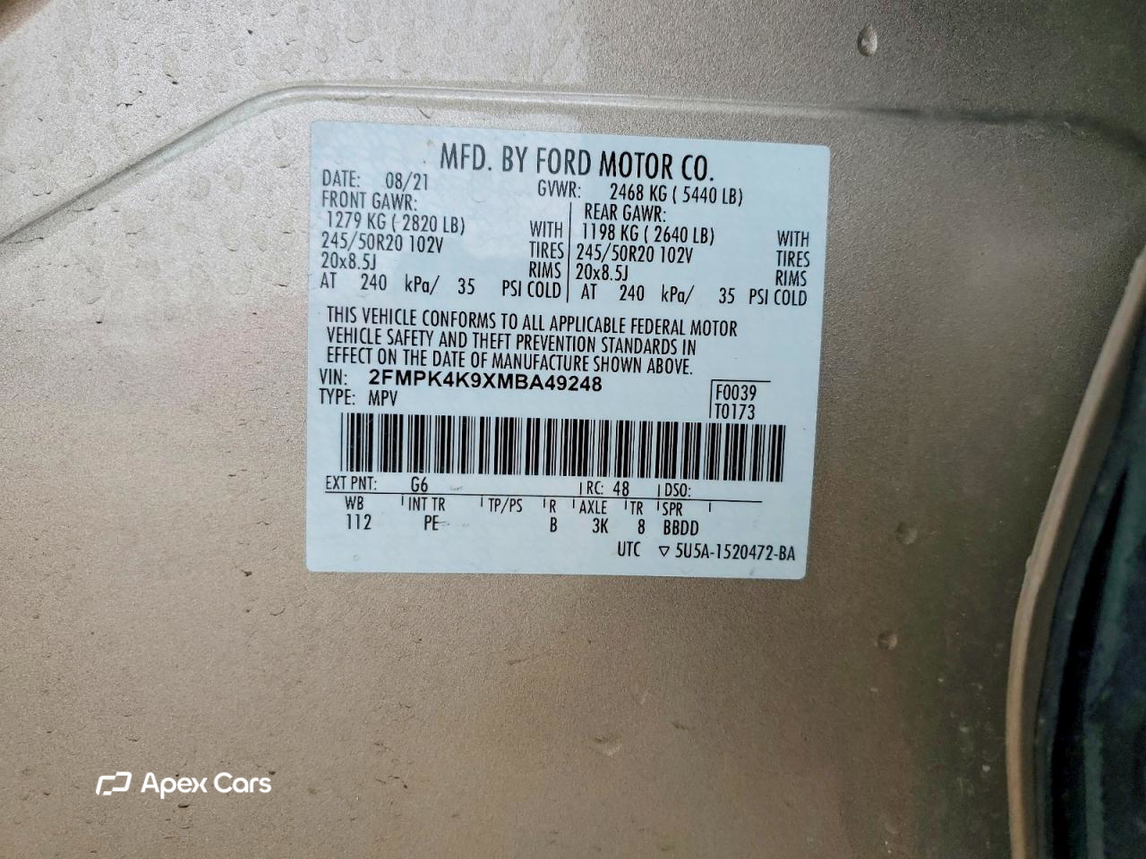 Ford Edge 2021