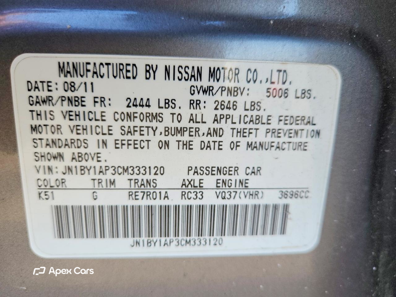 Infiniti M 2012