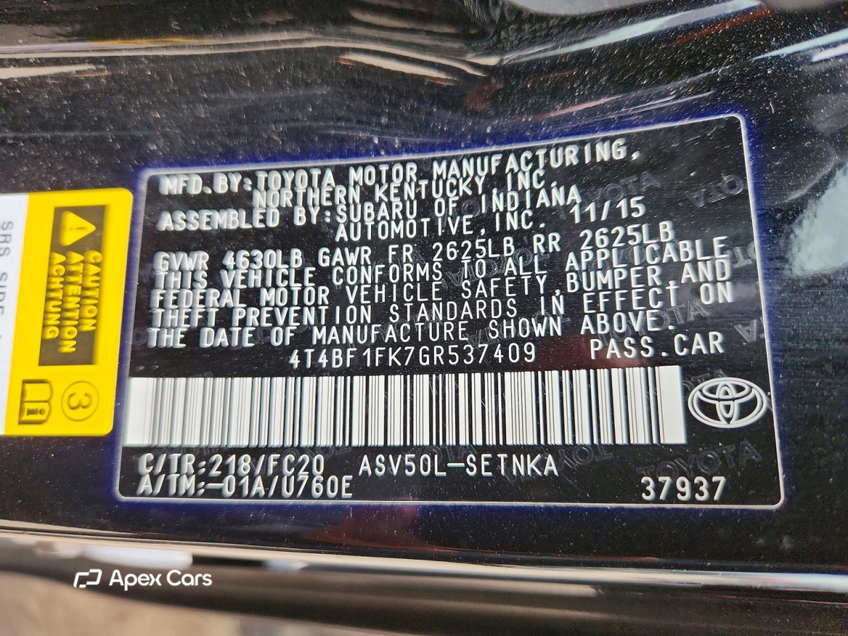 Toyota Camry 2016