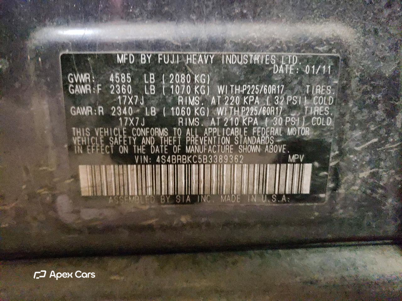 Subaru Outback 2011