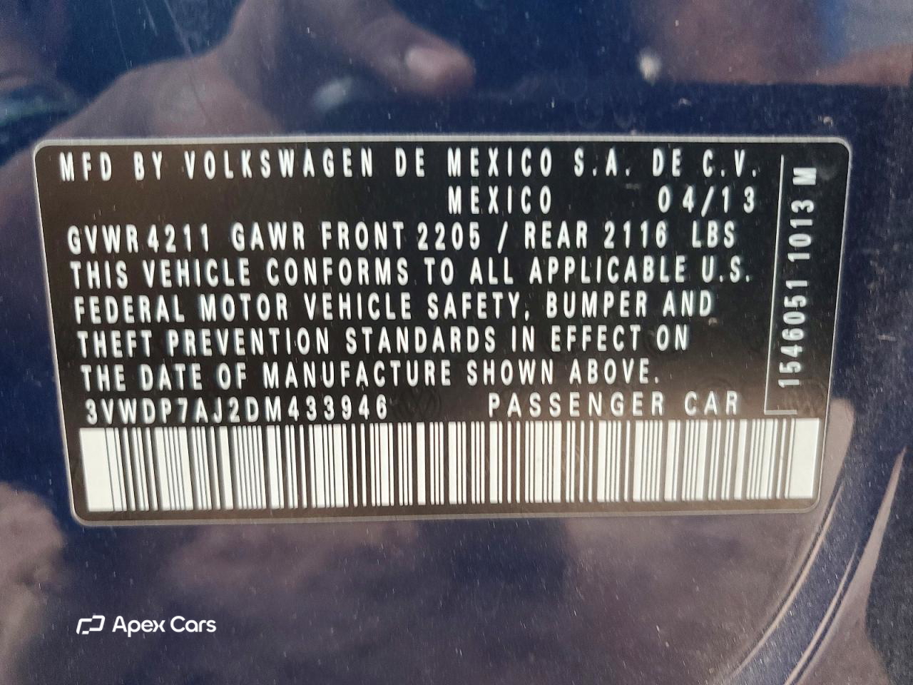 Volkswagen Jetta 2013