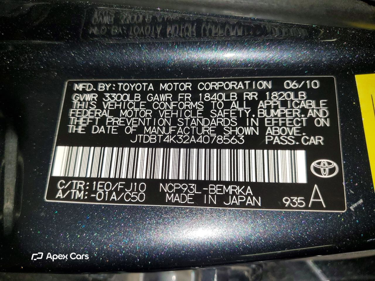 Toyota Yaris 2010