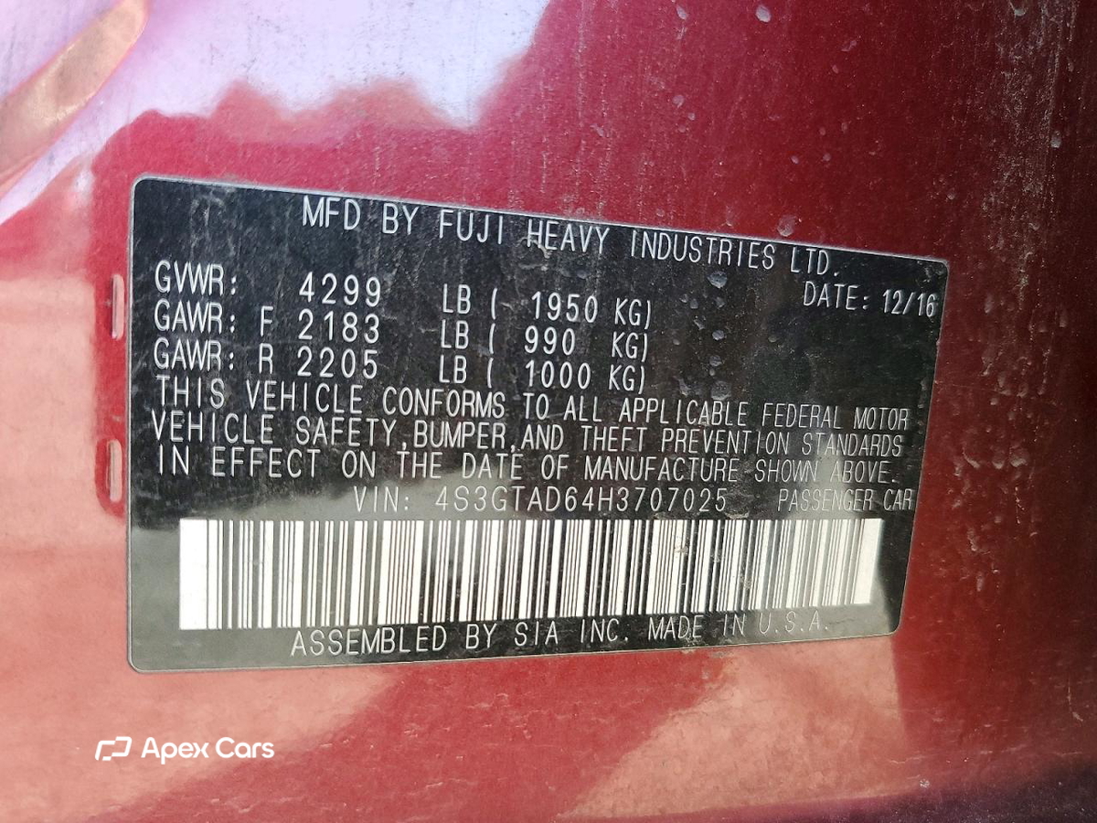 Subaru Impreza 2017