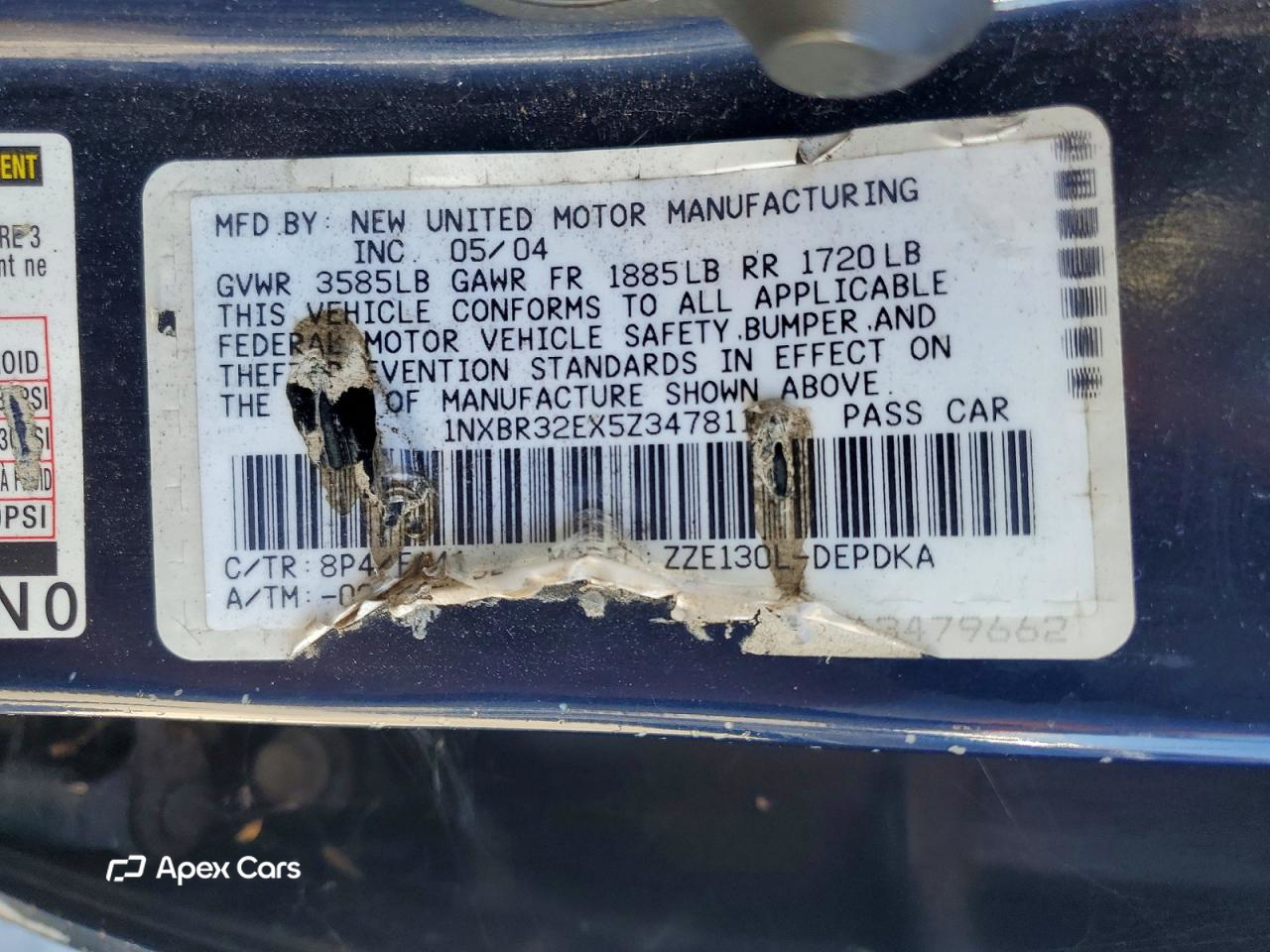 Toyota Corolla 2005