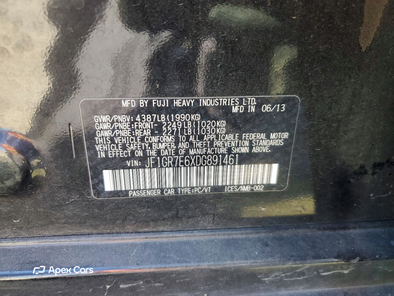 Subaru WRX 2013