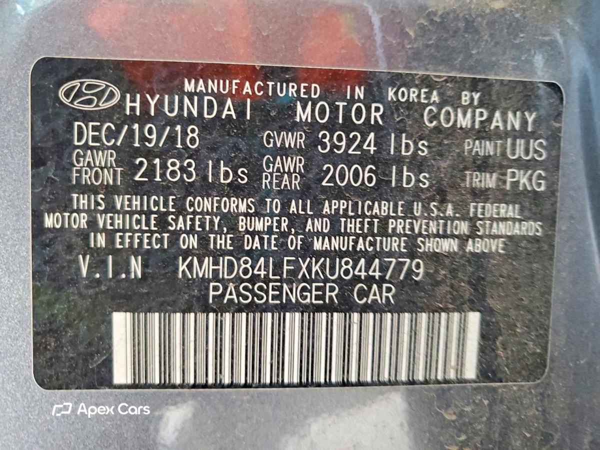 Hyundai Elantra 2019