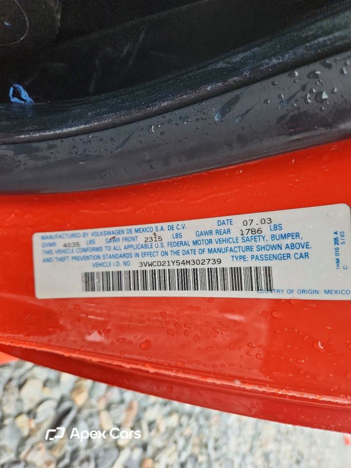 Volkswagen Beetle 2004