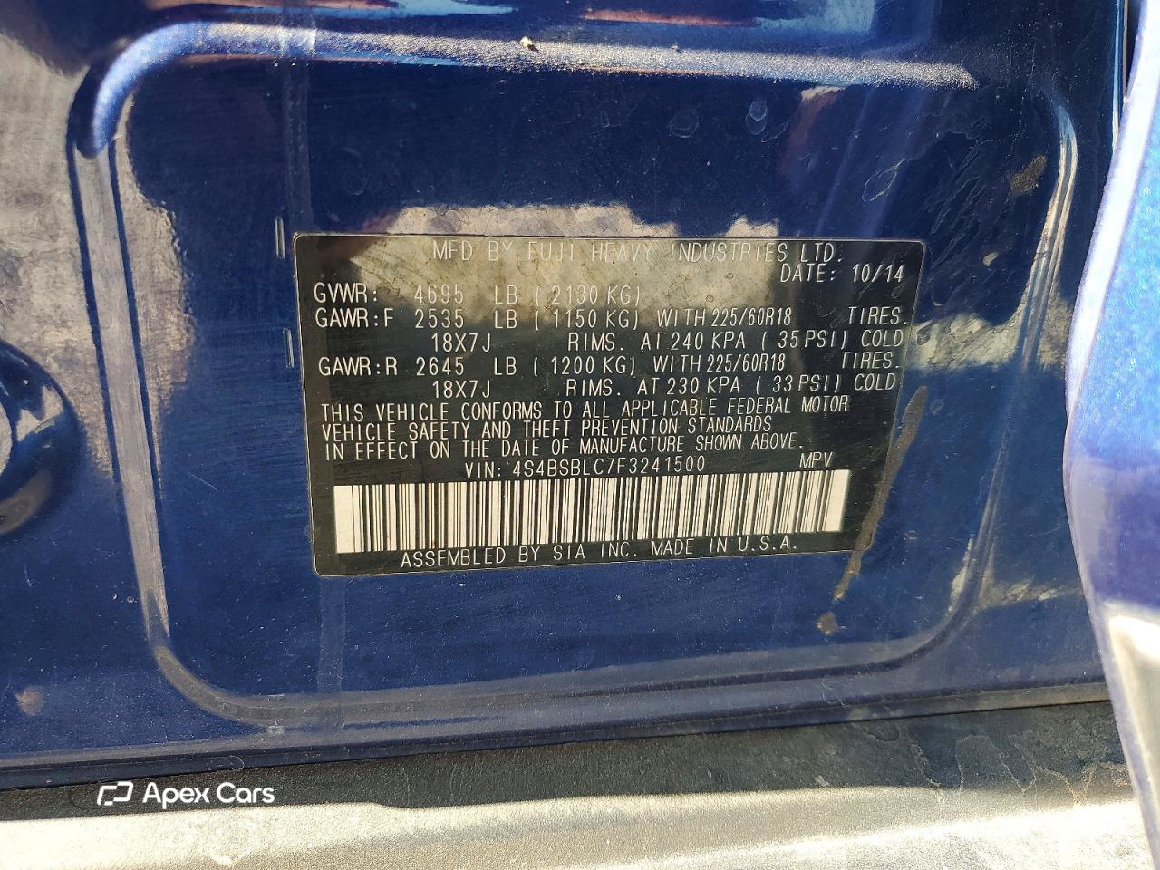 Subaru Outback 2015