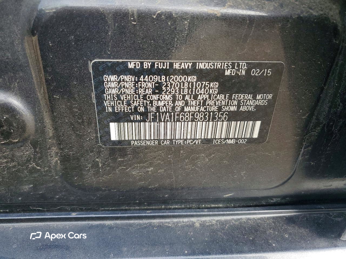 Subaru WRX 2015